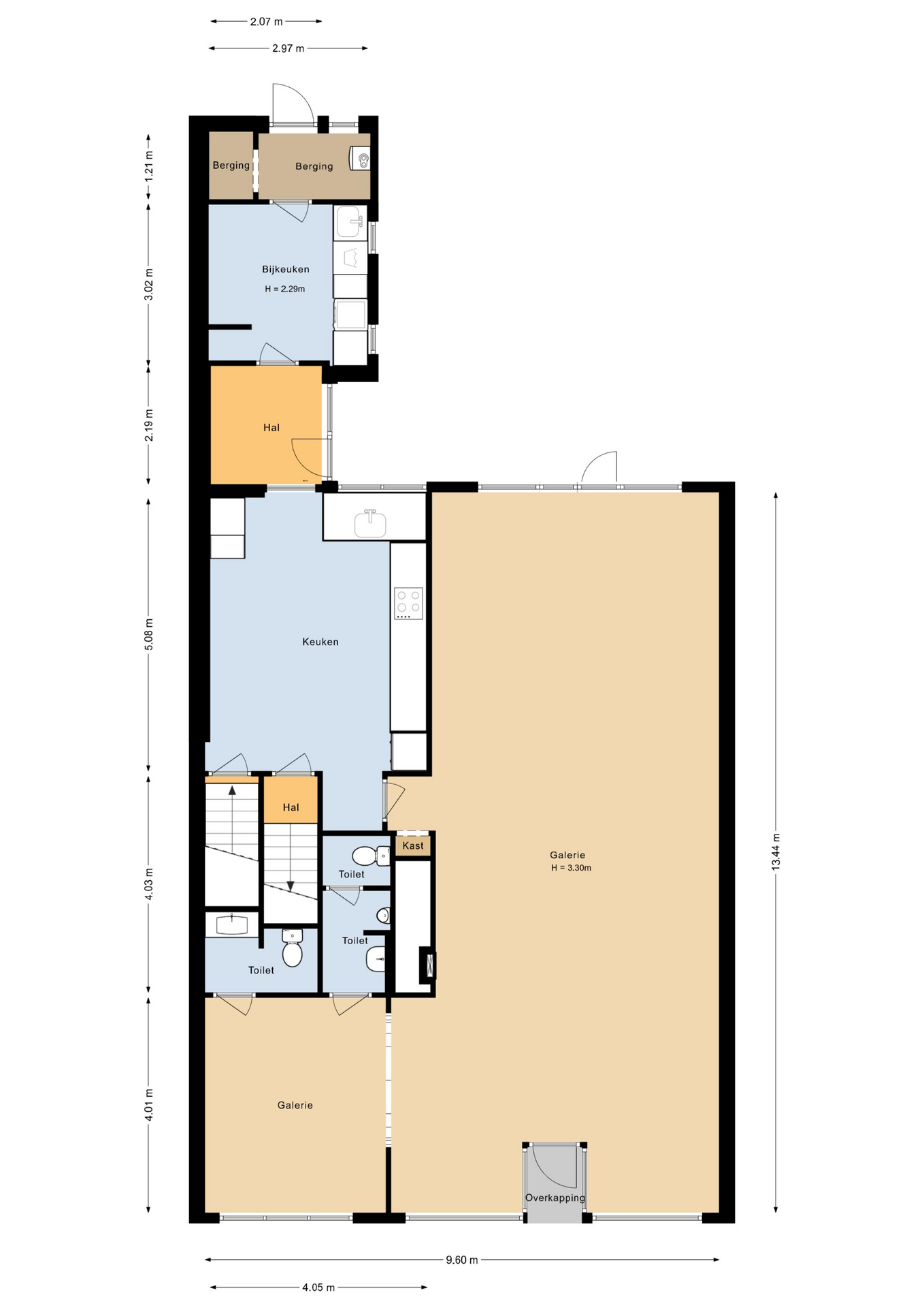 Diepenheim – Grotestraat 31 – Plattegrond