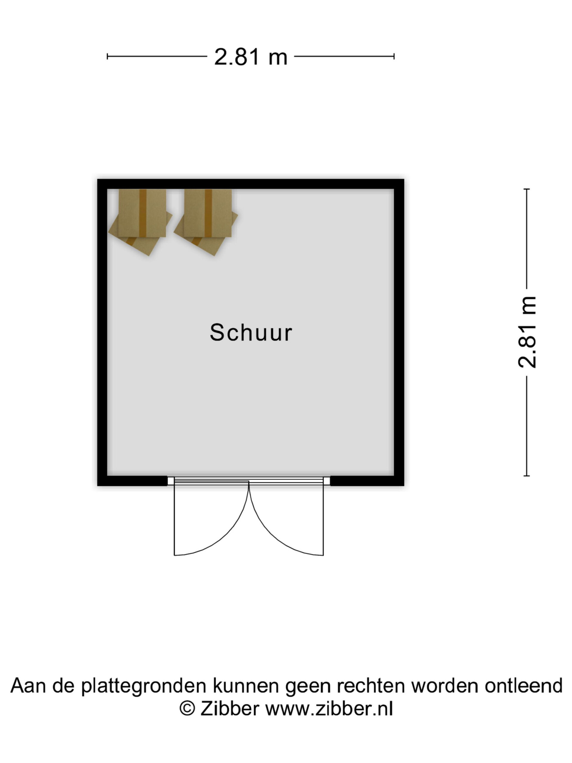 Markelo – Potdijk 8H21 – Plattegrond 2