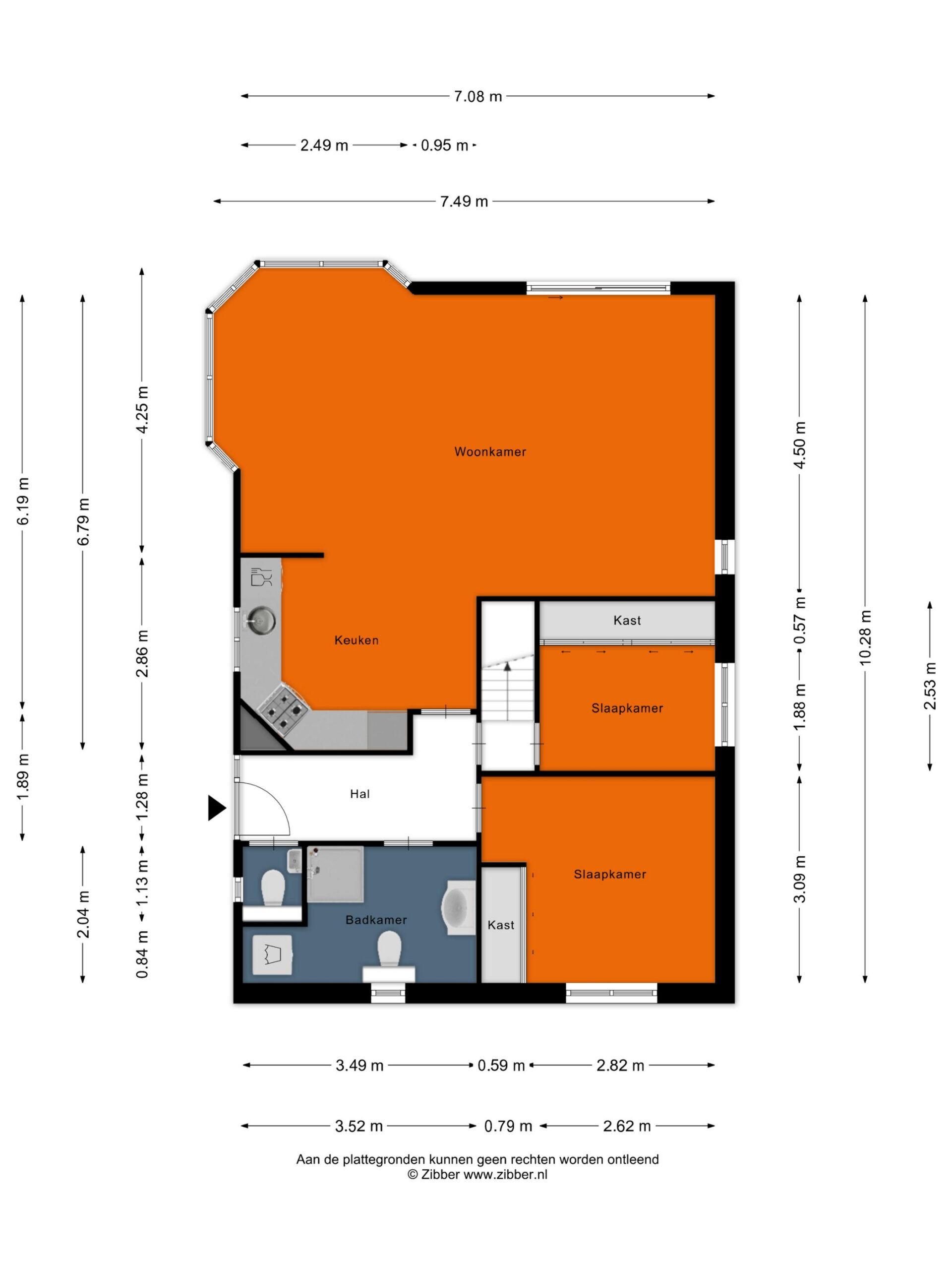Markelo – Potdijk 8G26 – Plattegrond