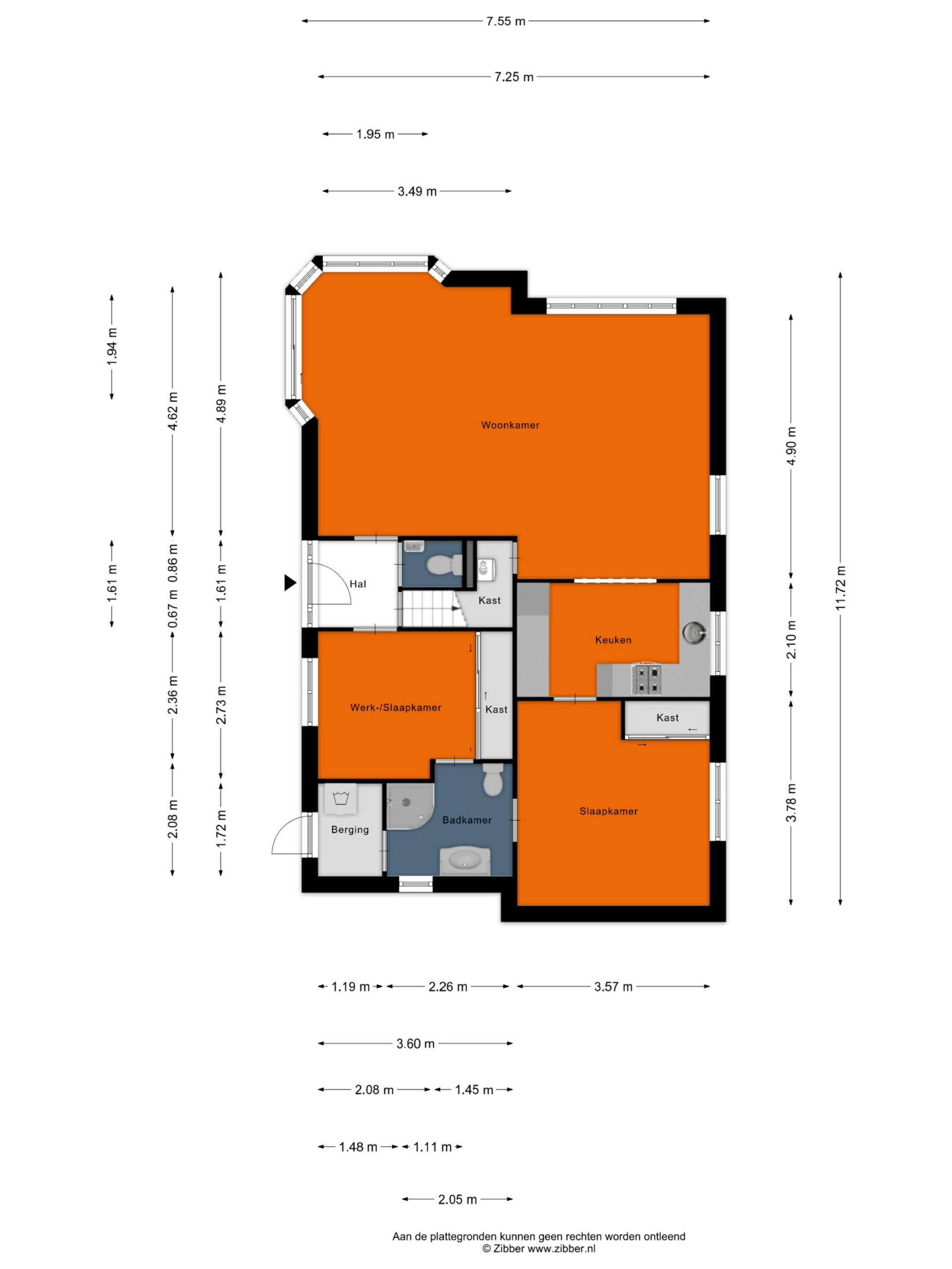 Markelo – Potdijk 8D4 – Plattegrond