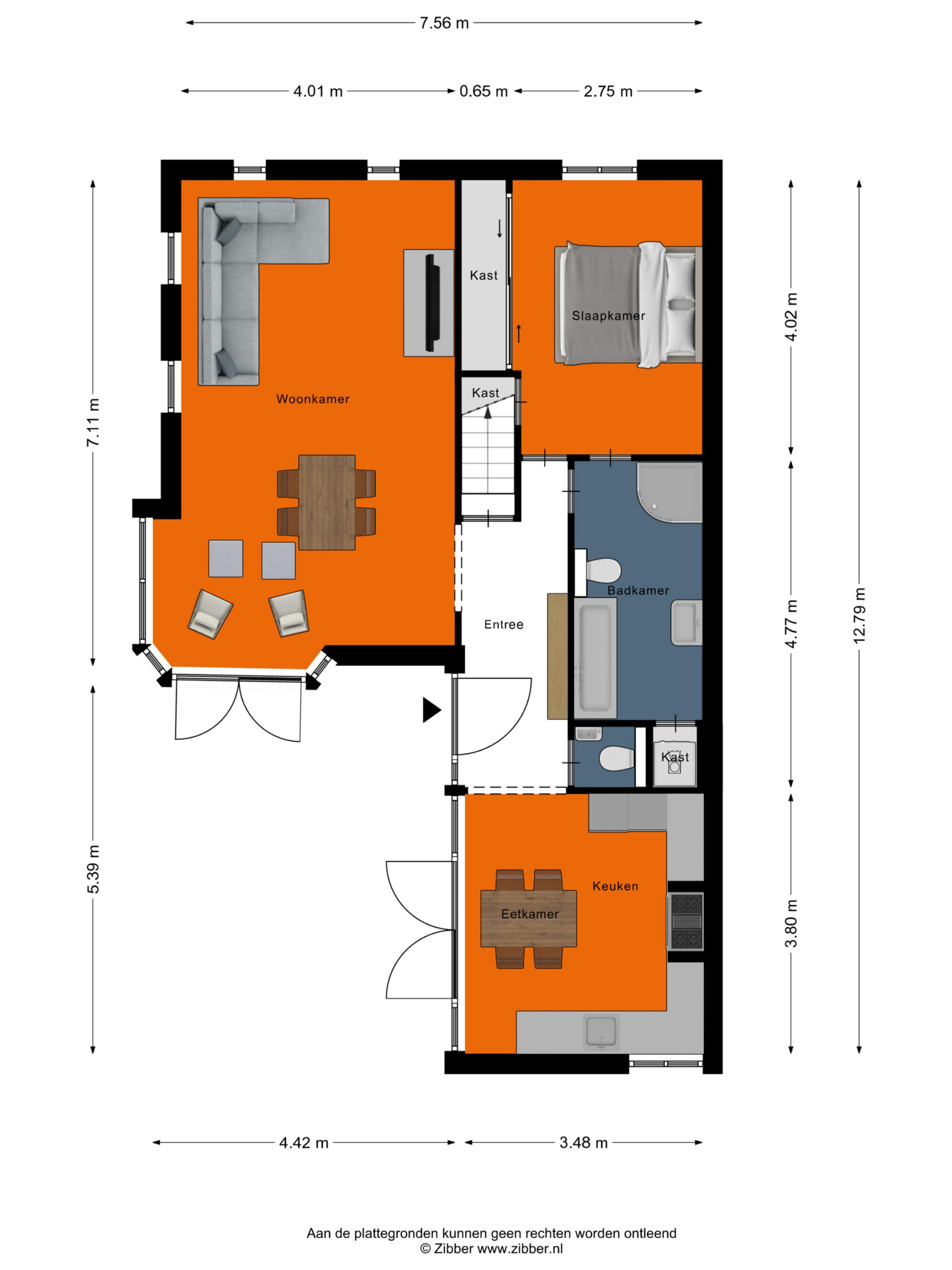 Markelo – Potdijk 8D28 – Plattegrond