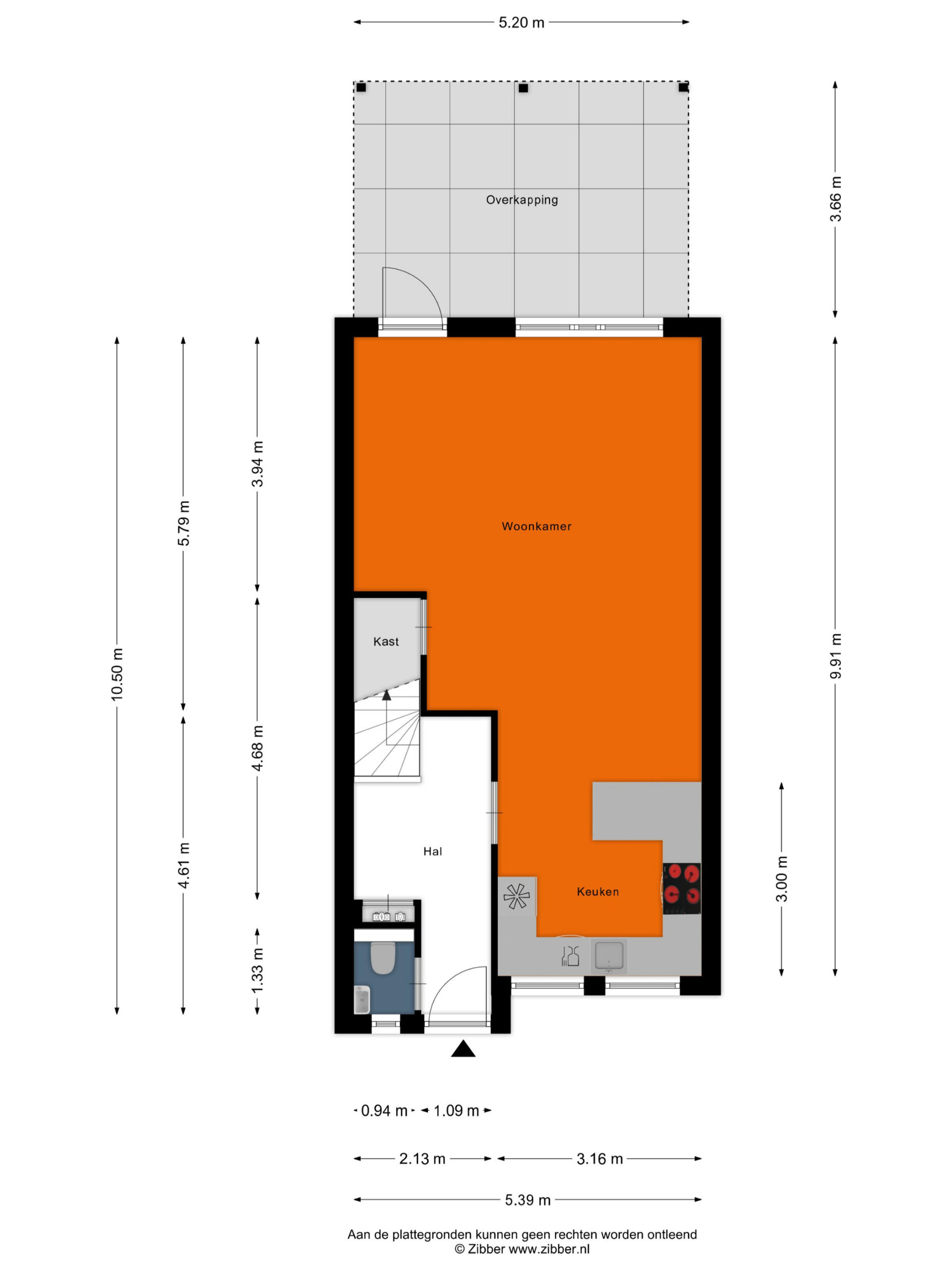 Almelo – Springerstraat 24 – Plattegrond