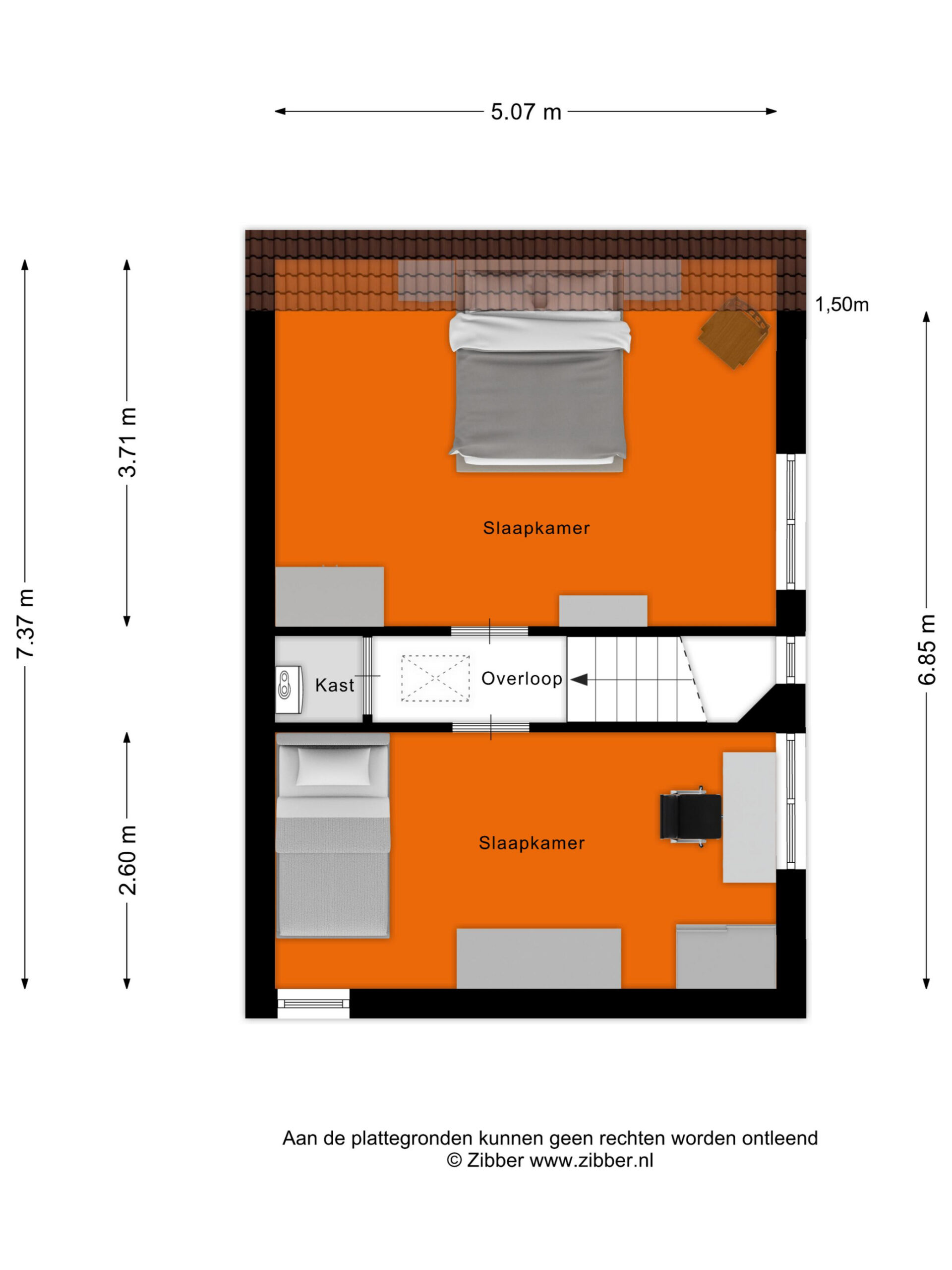 Goor – De Blauwververij 14 – Plattegrond 2