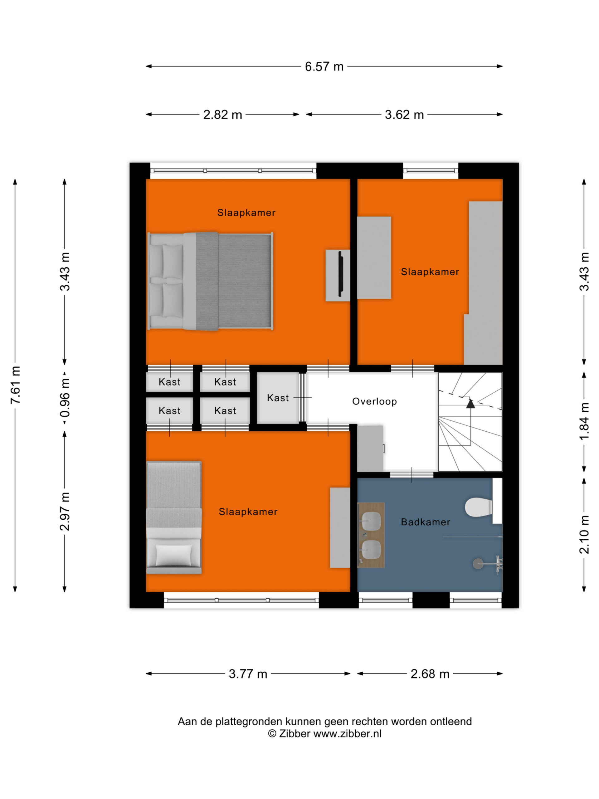 Markelo – Koekoekslaan 52 – Plattegrond 3