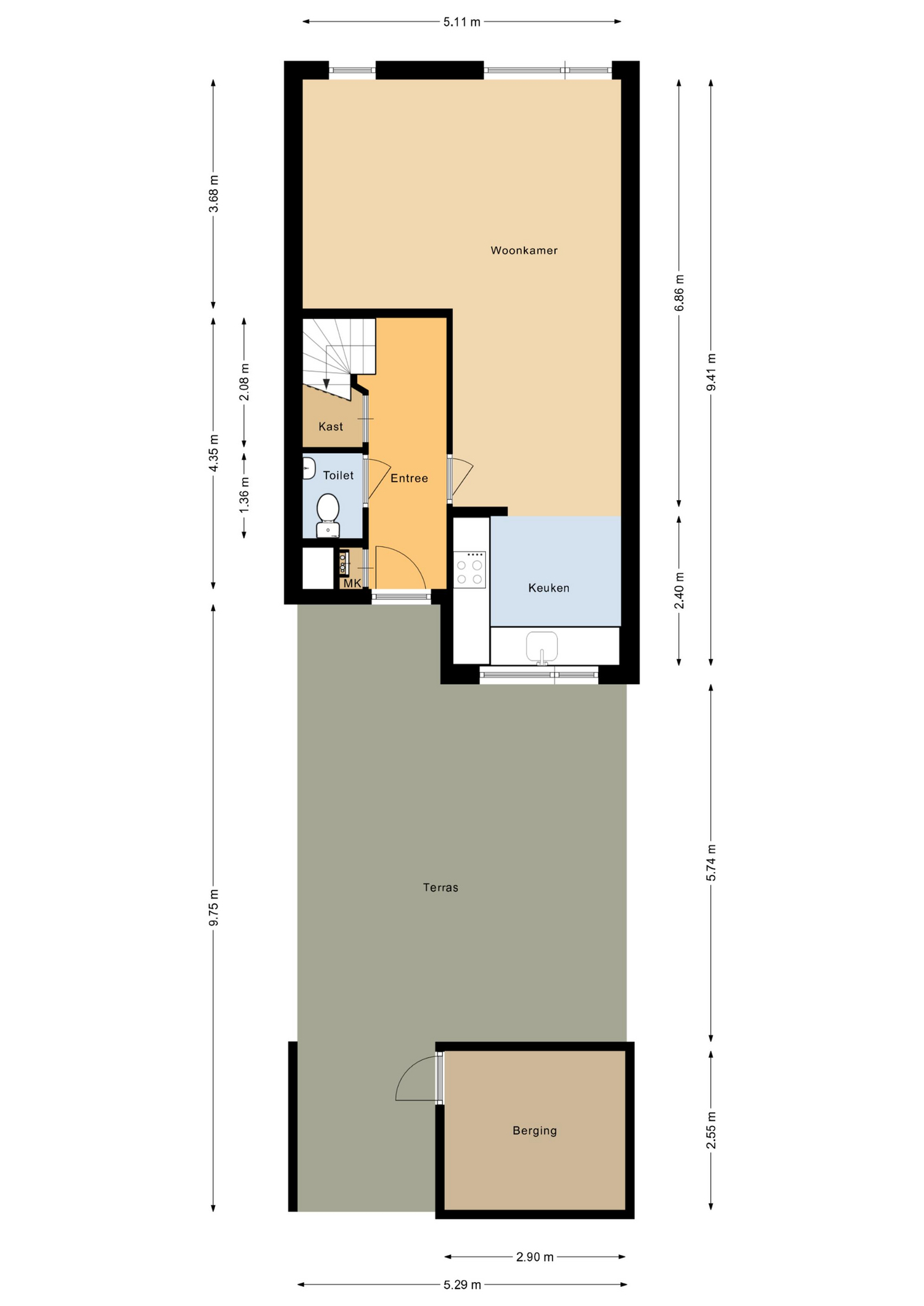 Goor – Binnenstraat 10 – Plattegrond