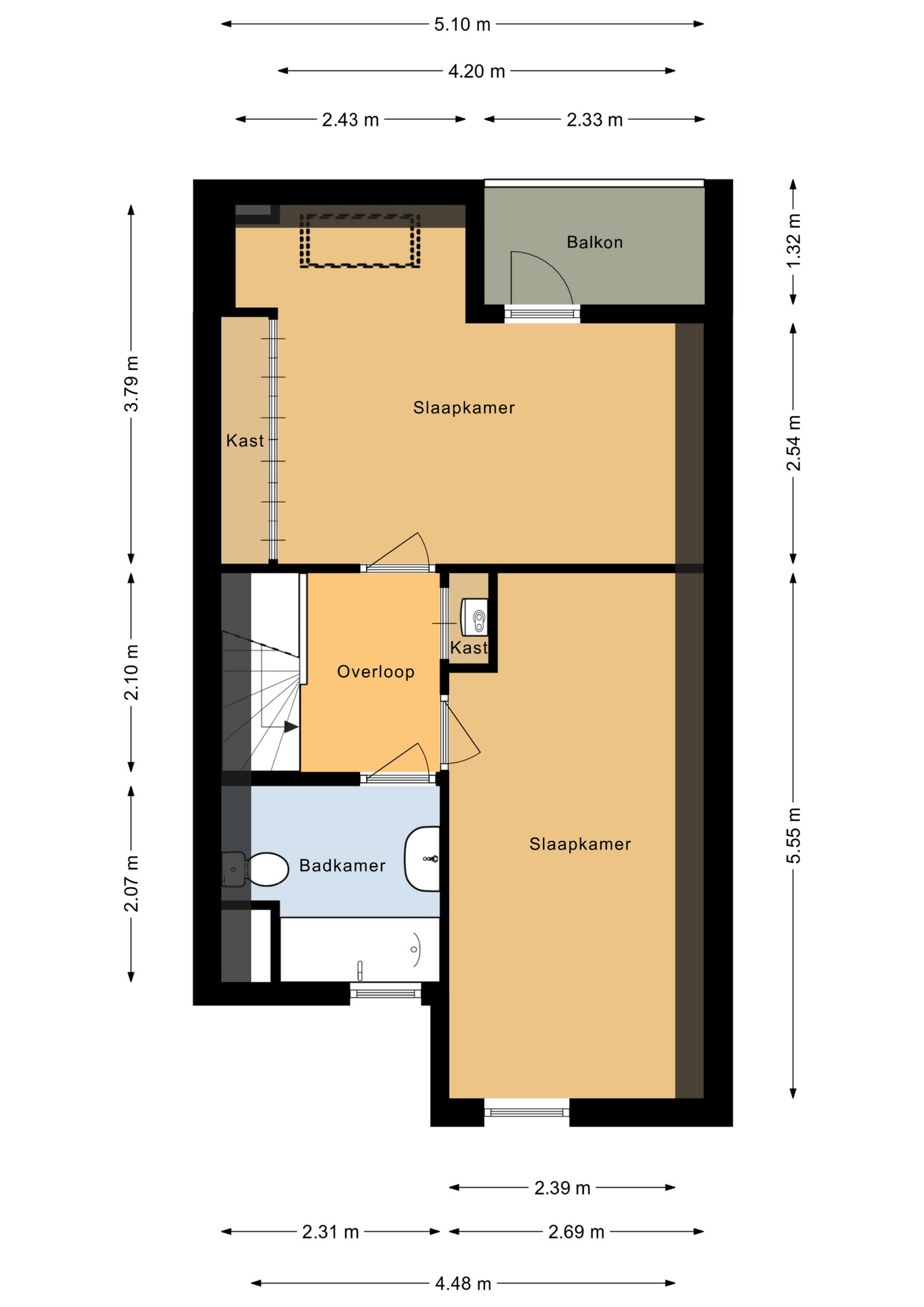 Goor – Binnenstraat 10 – Plattegrond 2