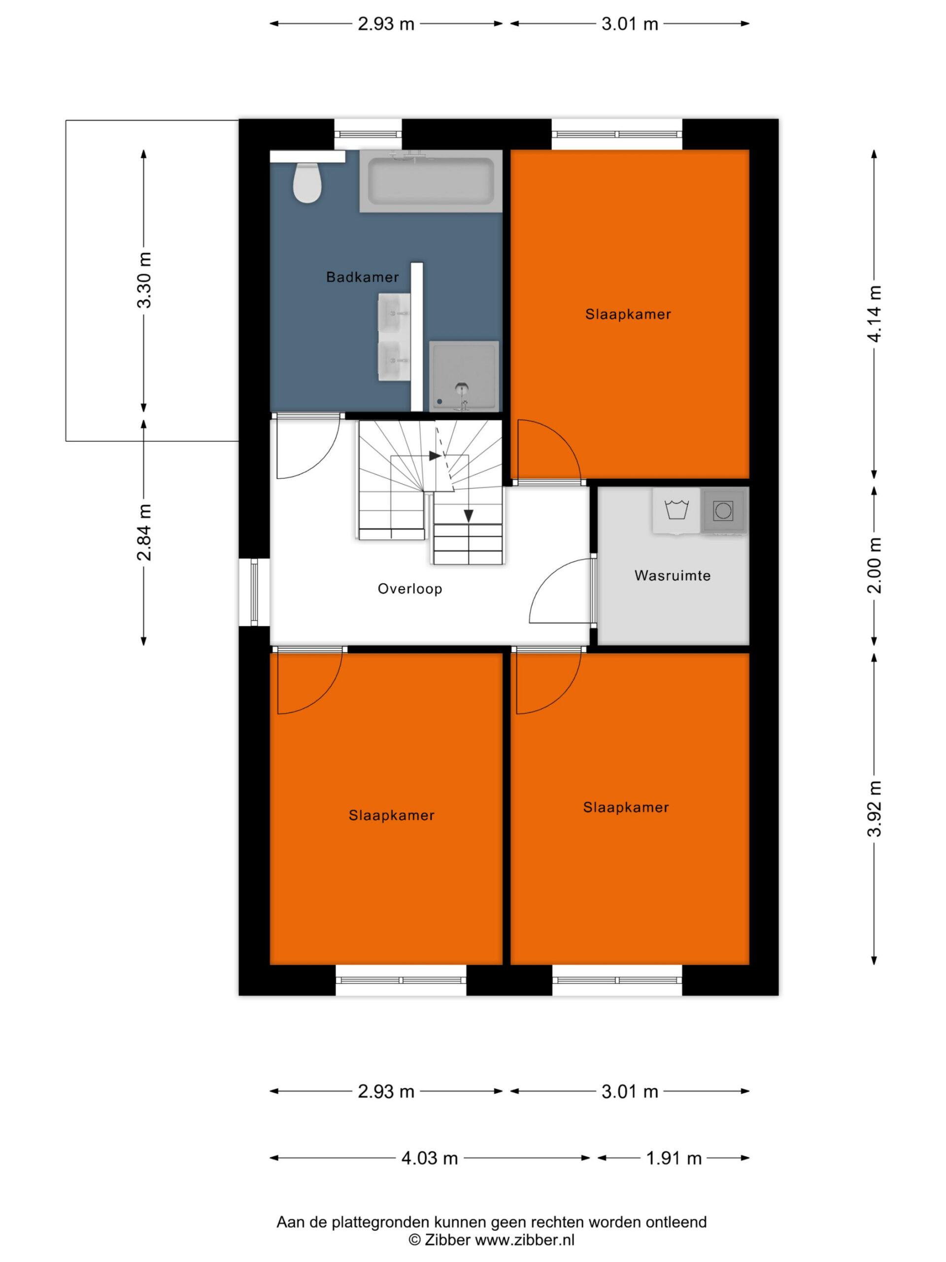 Almelo – Cardinaalstraat 43 – Plattegrond 2